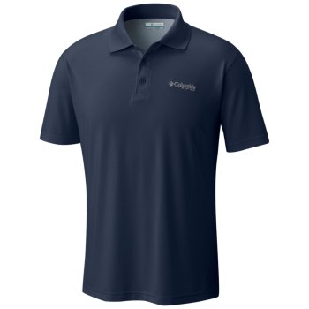 Columbia Polo Heren, PFG Skiff Cast Donkerblauw, 10FIWBDOS